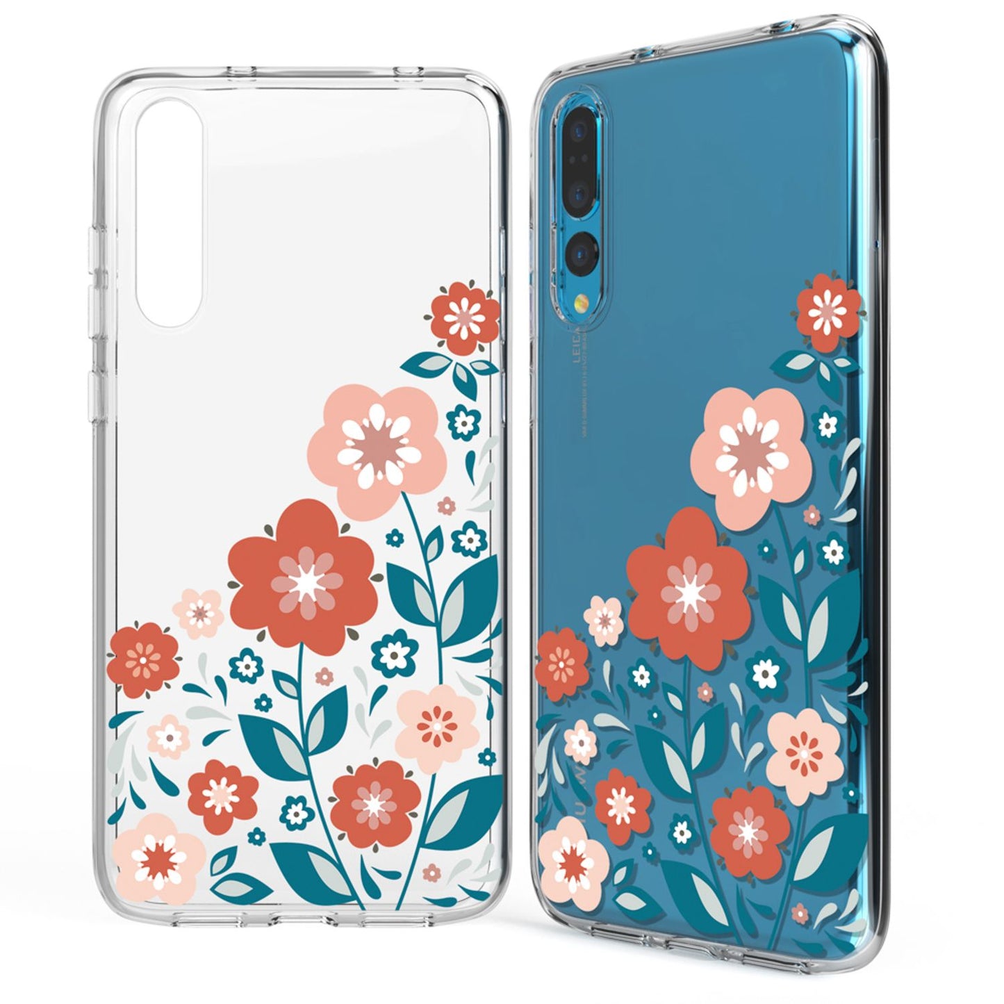 Husă din silicon pentru Huawei P20 Pro cu design, transparentă - subțire, transparentă, potrivire perfectă