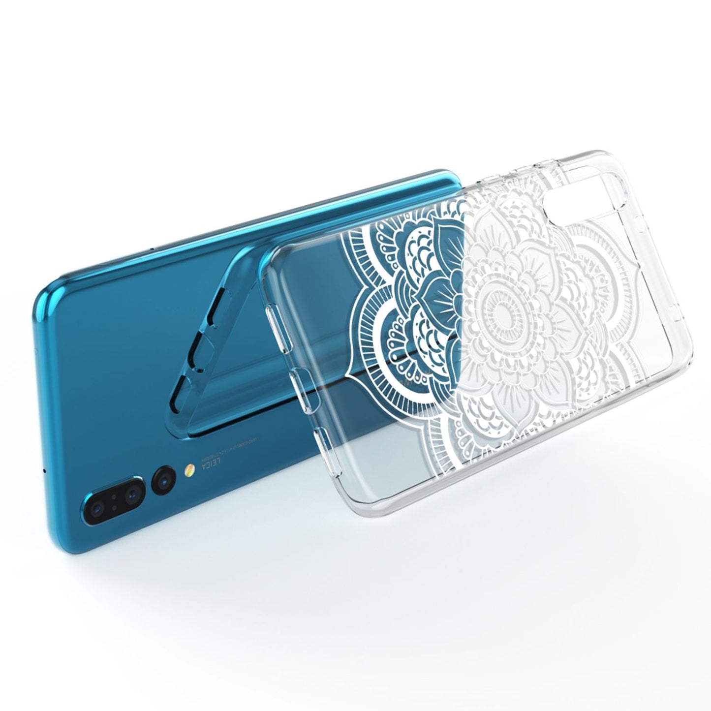 Husă din silicon pentru Huawei P20 Pro cu design, transparentă - subțire, transparentă, potrivire perfectă