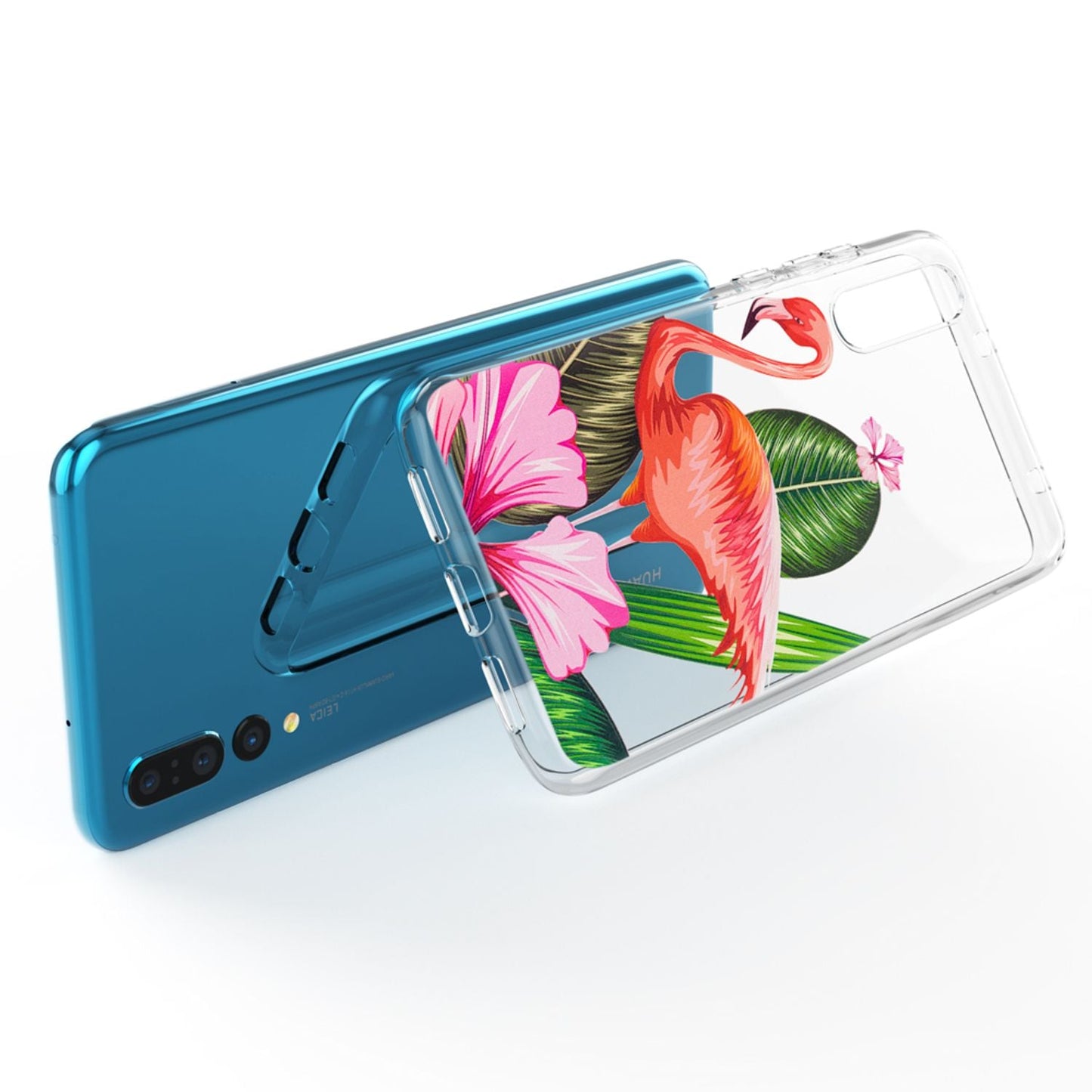 Husă din silicon pentru Huawei P20 Pro cu design, transparentă - subțire, transparentă, potrivire perfectă
