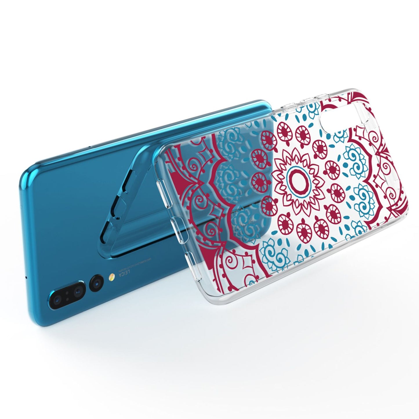 Husă din silicon pentru Huawei P20 Pro cu design, transparentă - subțire, transparentă, potrivire perfectă