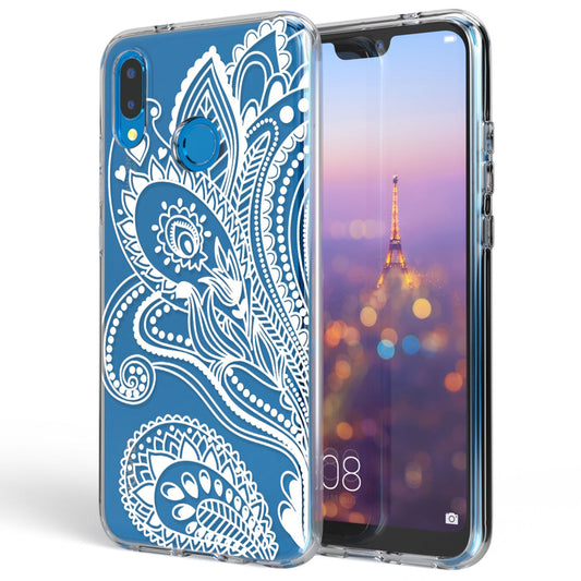 NALIA Huawei P20 Lite Hülle Slim Silikon Motiv Case - Dicke 0,7 mm; Material Silikon; Passform Huawei P20 Lite