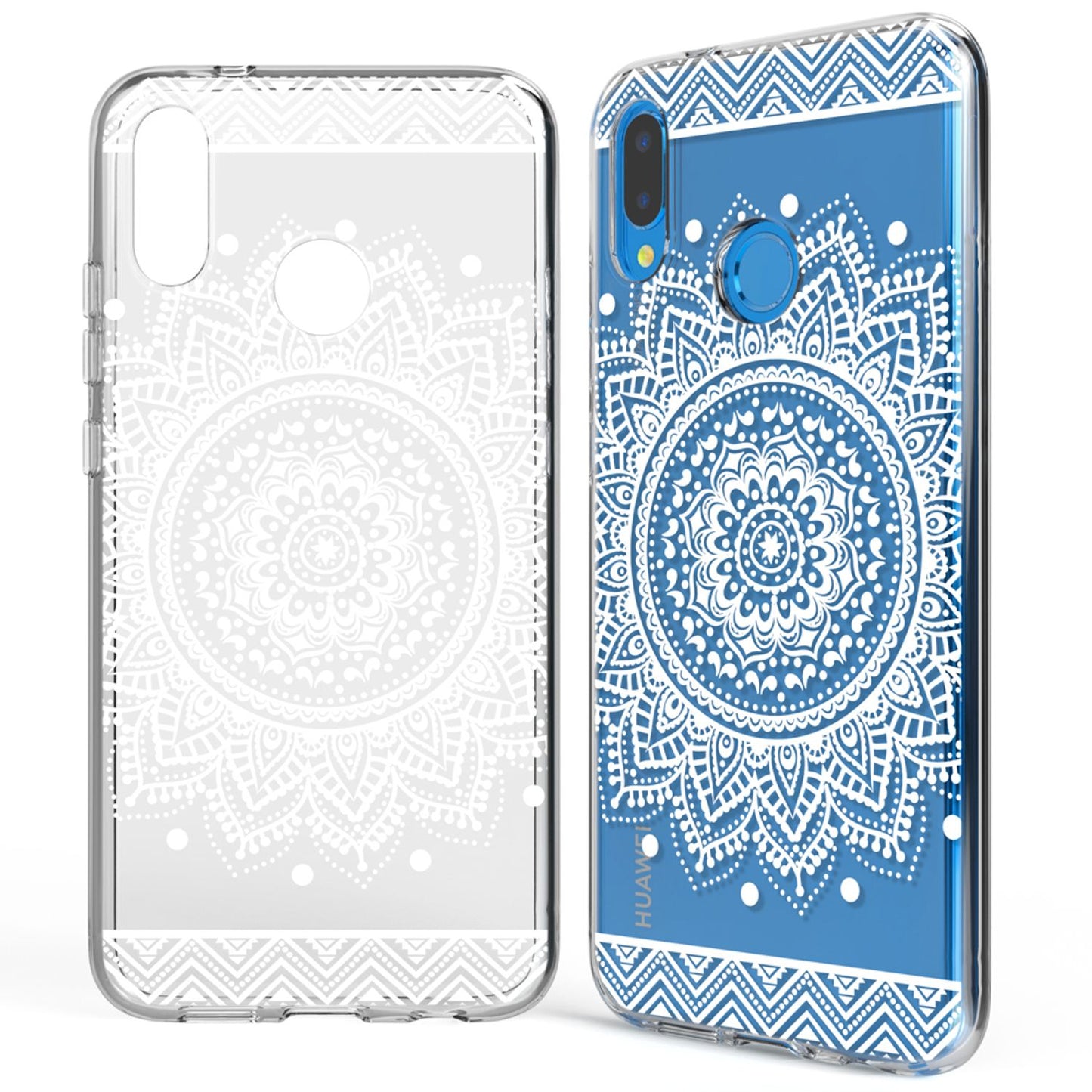 NALIA Huawei P20 Lite Hülle Slim Silikon Motiv Case - Dicke 0,7 mm; Material Silikon; Passform Huawei P20 Lite