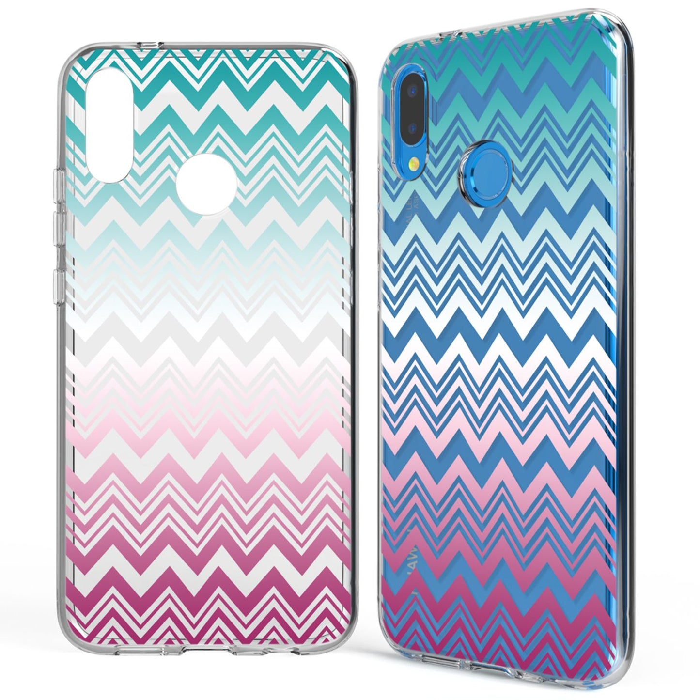 NALIA Huawei P20 Lite Hülle Slim Silikon Motiv Case - Dicke 0,7 mm; Material Silikon; Passform Huawei P20 Lite