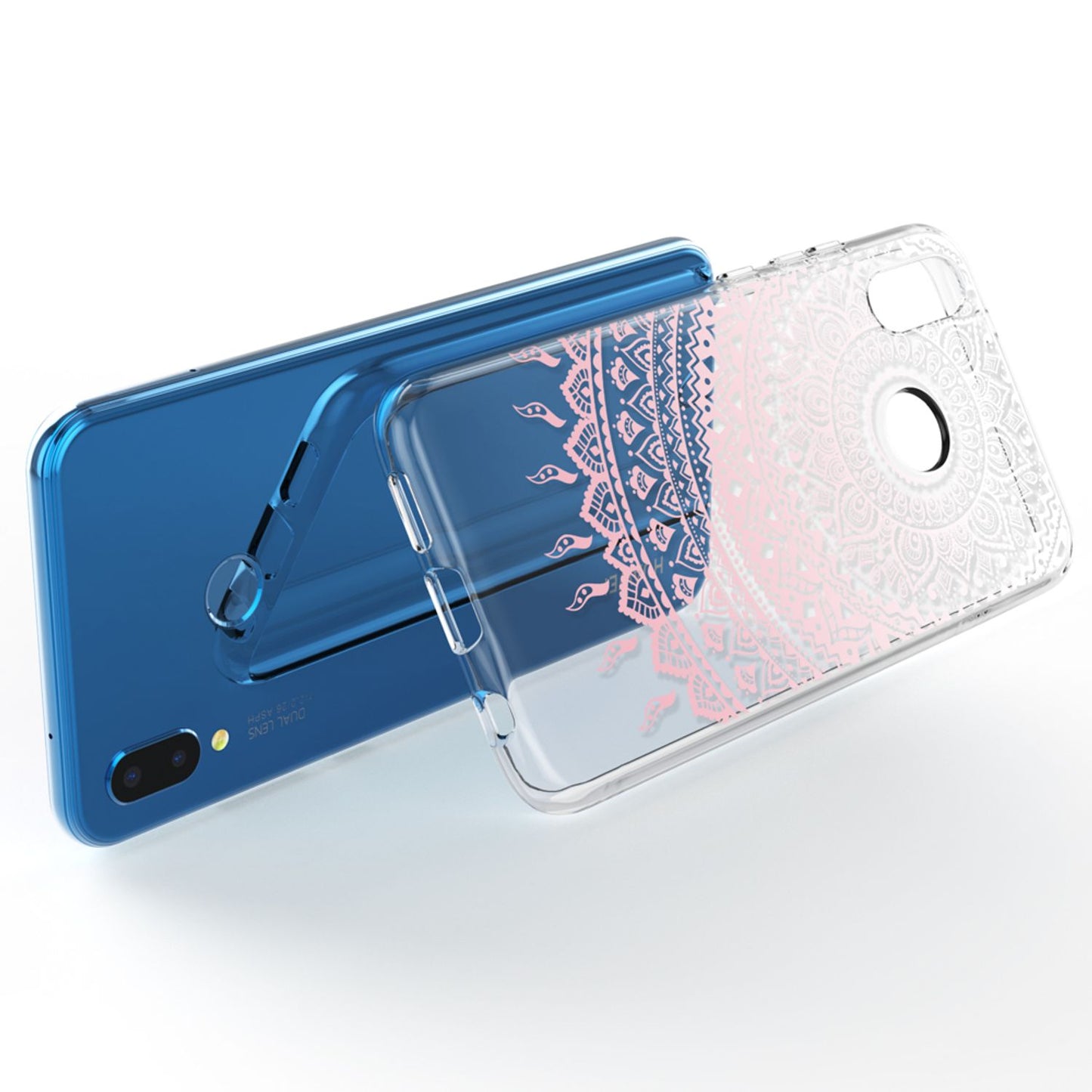 NALIA Huawei P20 Lite Hülle Slim Silikon Motiv Case - Dicke 0,7 mm; Material Silikon; Passform Huawei P20 Lite