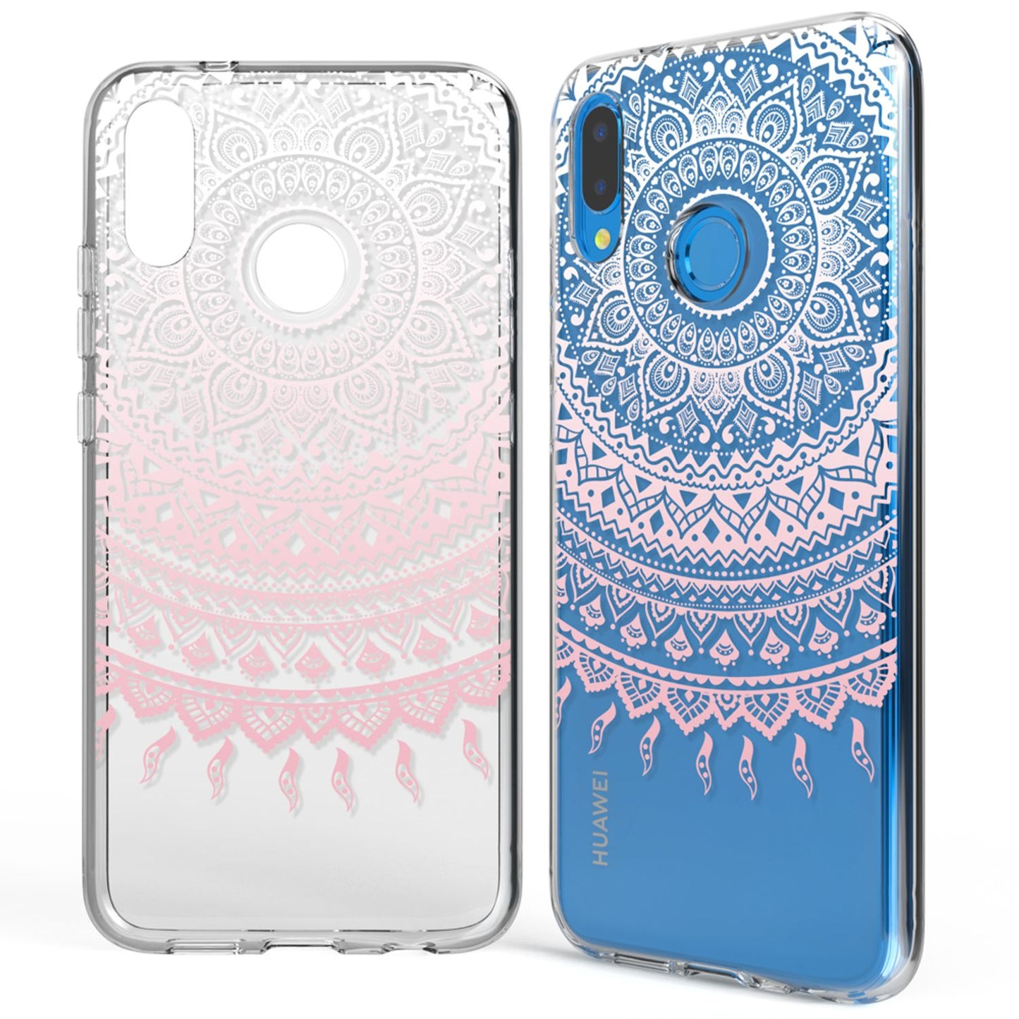 NALIA Huawei P20 Lite Hülle Slim Silikon Motiv Case - Dicke 0,7 mm; Material Silikon; Passform Huawei P20 Lite