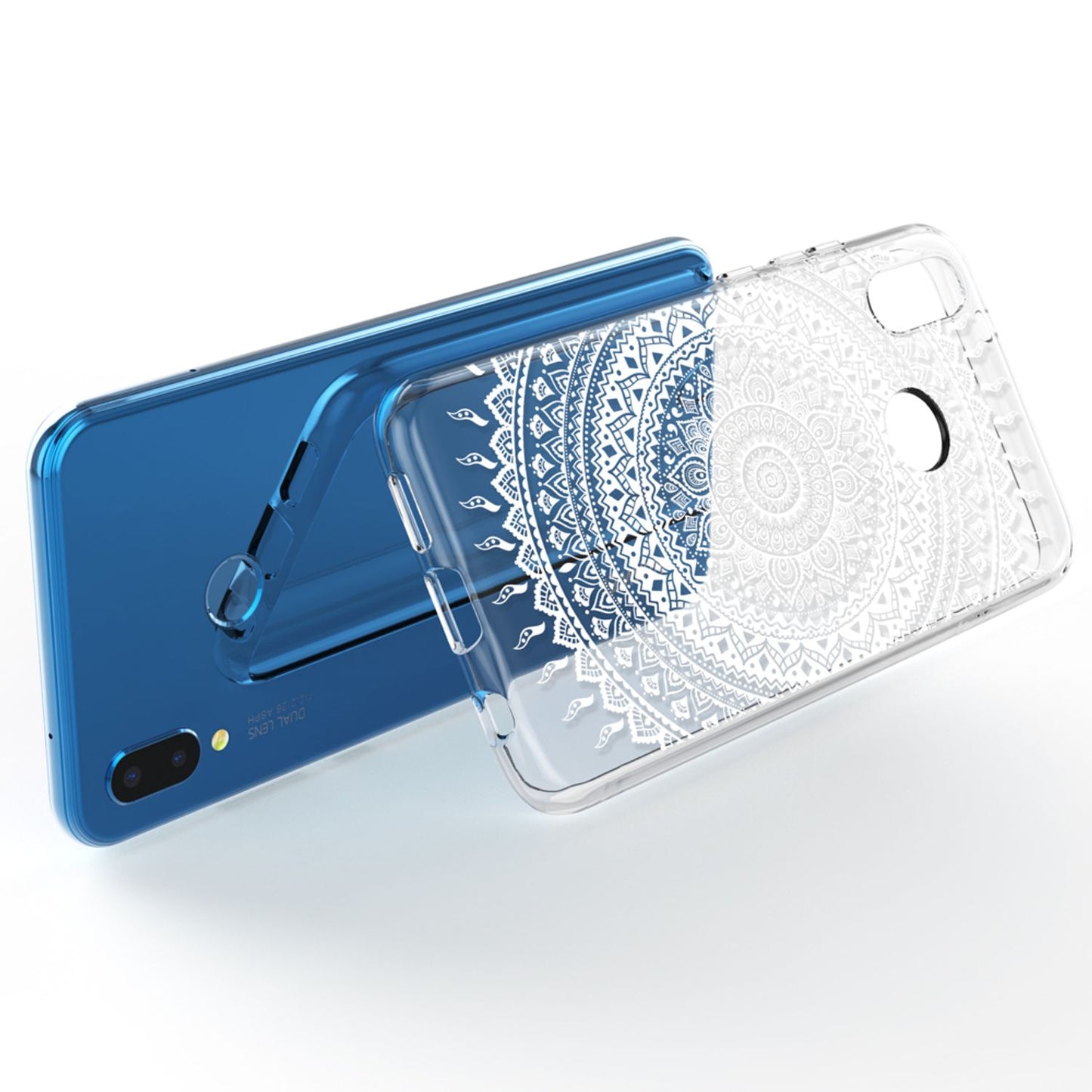 NALIA Huawei P20 Lite Hülle Slim Silikon Motiv Case - Dicke 0,7 mm; Material Silikon; Passform Huawei P20 Lite
