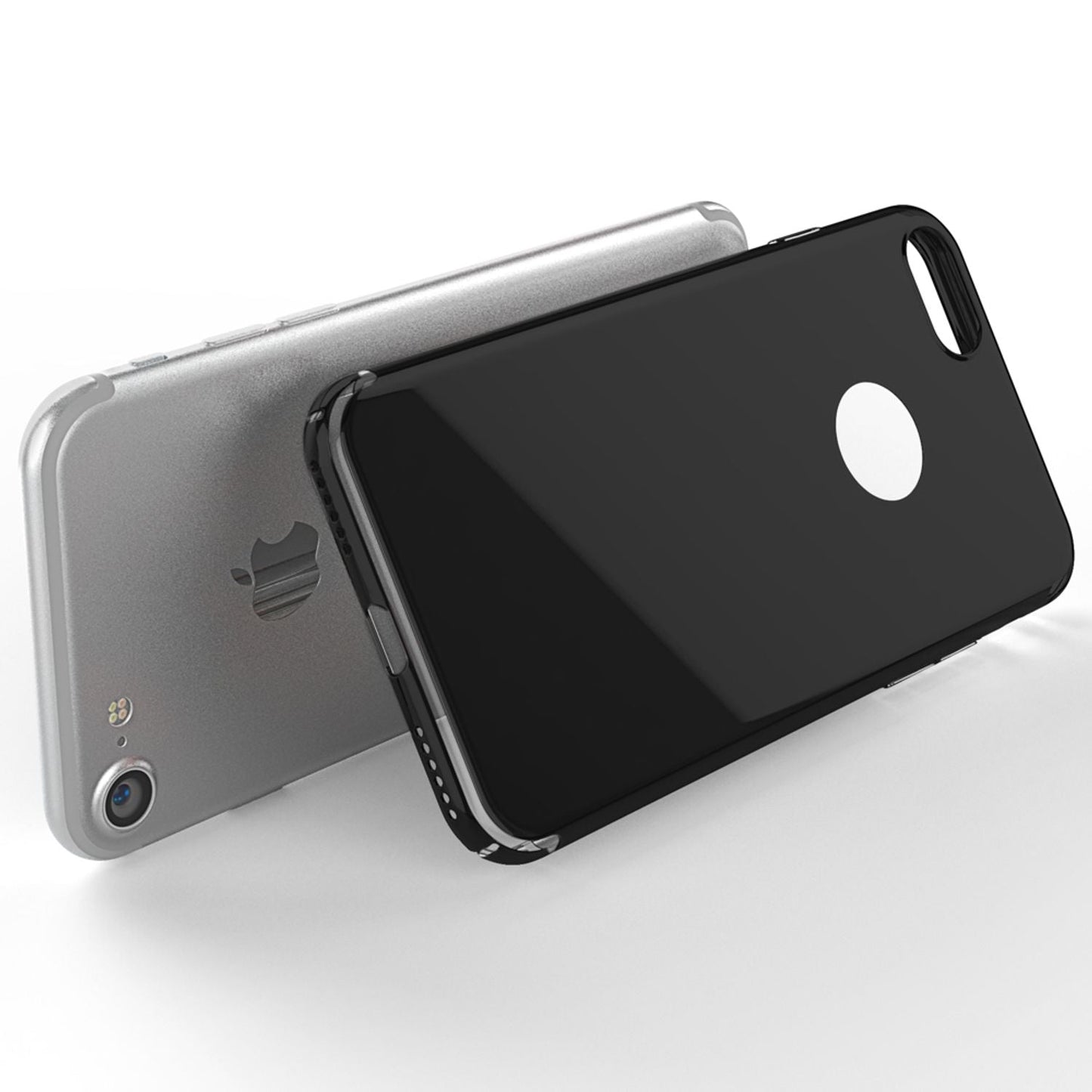 iPhone 7 Spiegel Handy Hülle von NALIA, Ultra Slim Cover Mirror Case Hard Cover