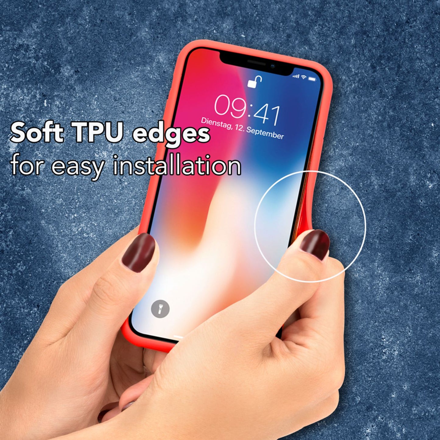 NALIA Hülle für iPhone X XS, Slim Hard Case Handy Schutz Back Cover Bumper Etui