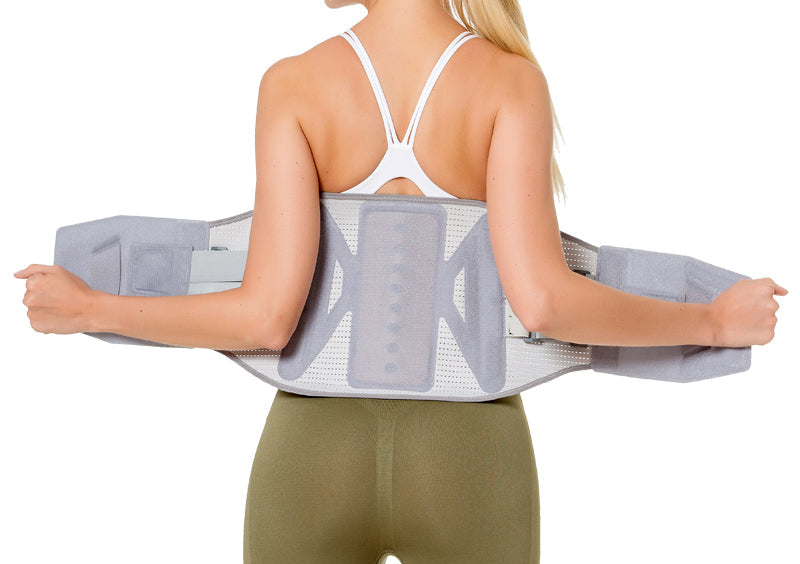 Orteză stabilizatoare cu pernă și elemente de tracțiune