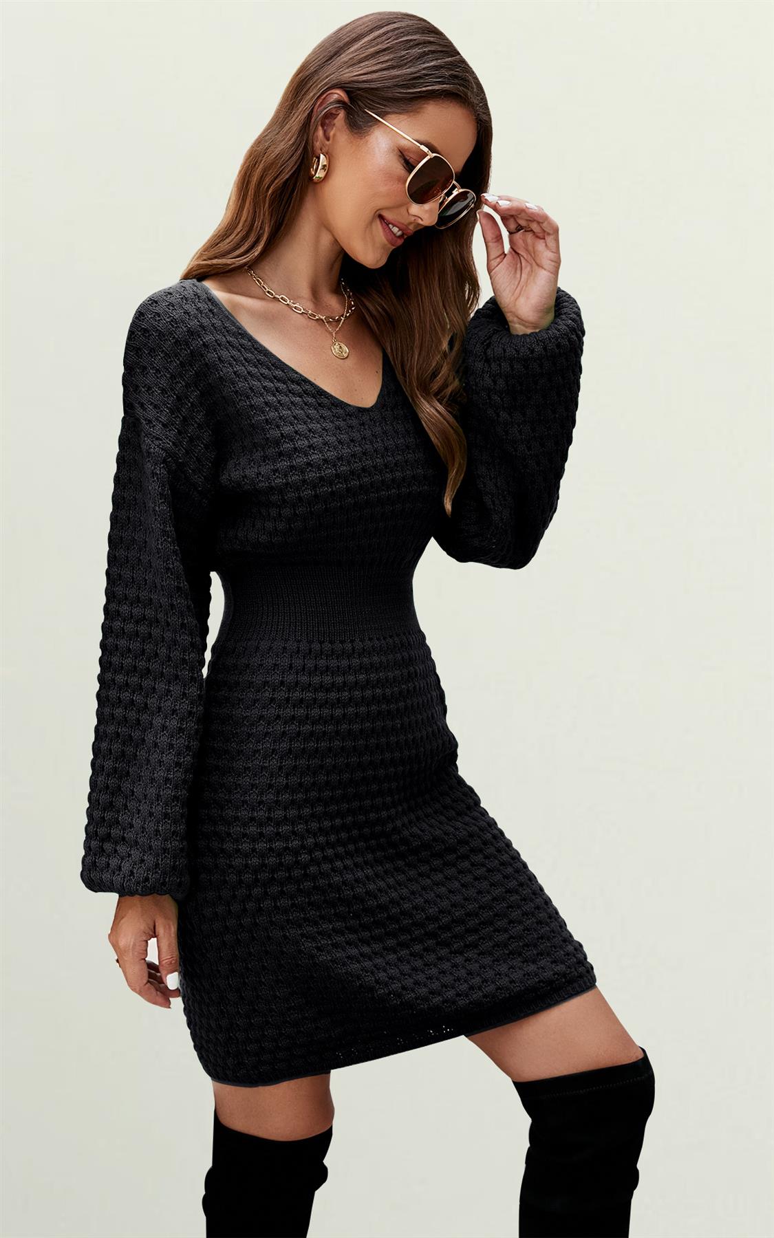 Jumper Mini Drees In Black