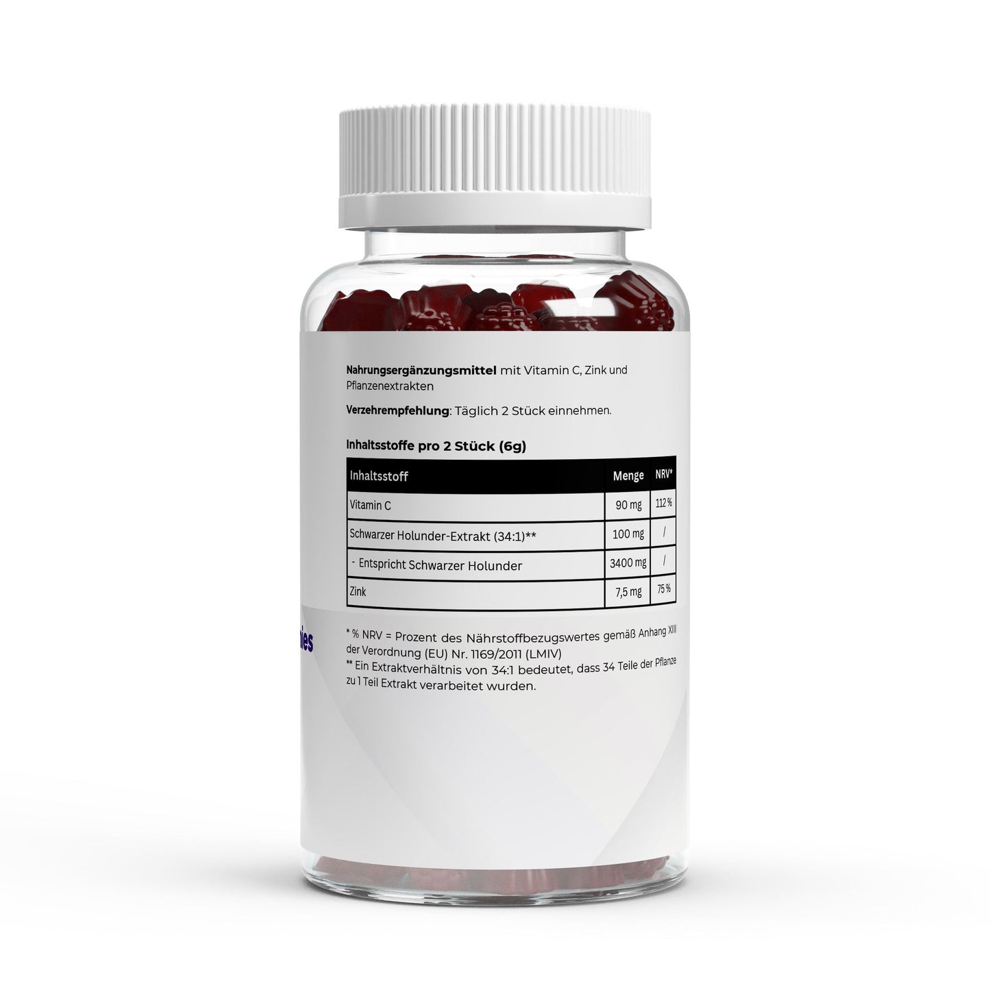 Jeleuri cu soc + vitamina C + zinc