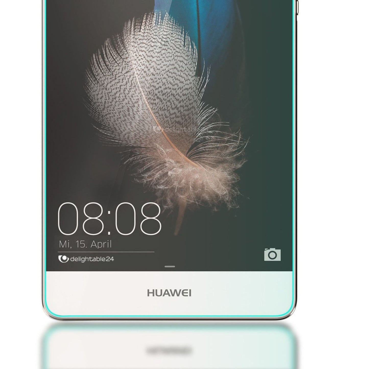 NALIA Huawei P8 Lite Schutzglas Ultradünn - 9H Härte, Edge-To-Edge, 0,33 mm Dicke