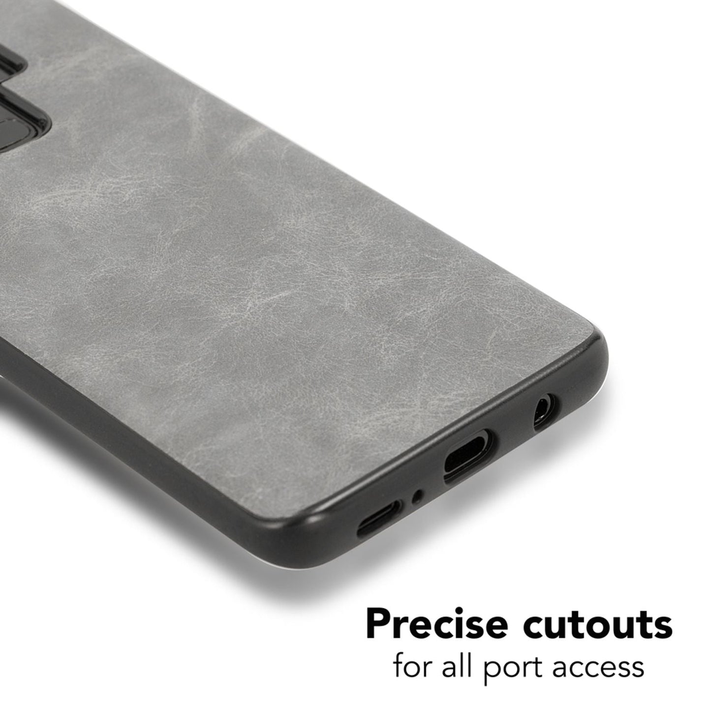 Samsung Galaxy S9 Plus Kunstleder Hülle von NALIA, Schutzhülle Dünne Handy Hülle