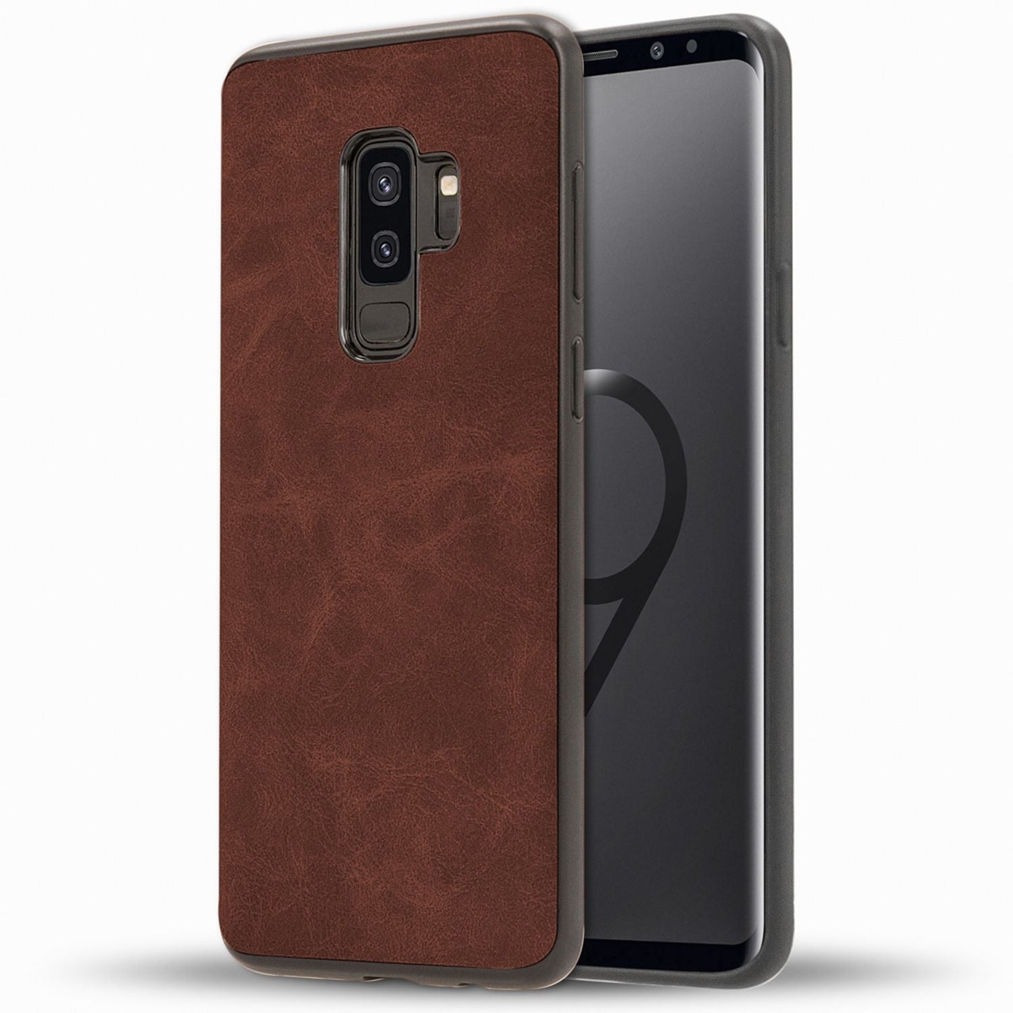 Samsung Galaxy S9 Plus Kunstleder Hülle von NALIA, Schutzhülle Dünne Handy Hülle