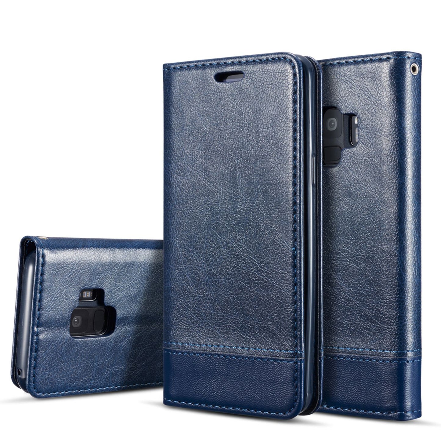 Samsung Galaxy S9 Plus Klapp Hülle von NALIA, Handy Flip Case Kunstleder Cover