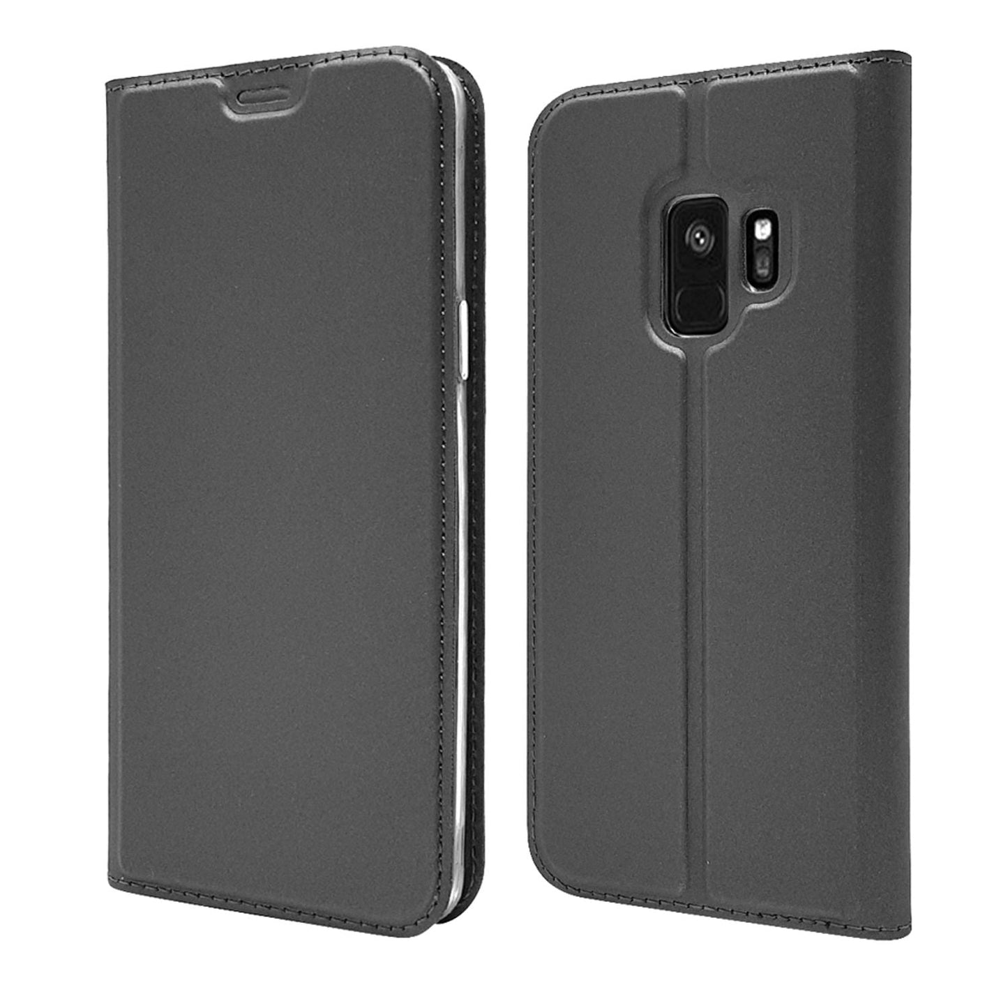 Samsung Galaxy S9 Hülle Klapphülle von NALIA, Slim Kickstand Handyhülle Flip-Case Cover