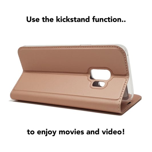 Samsung Galaxy S9 Hülle Klapphülle von NALIA, Slim Kickstand Handyhülle Flip-Case Cover