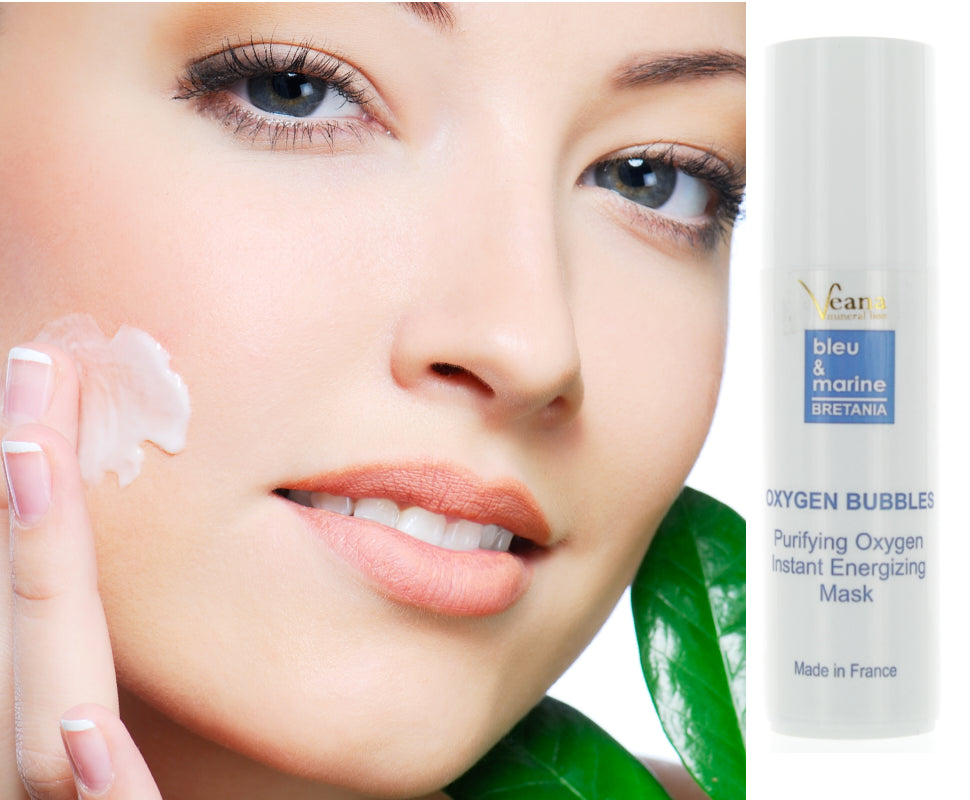 Mască anti-acnee cu bule de oxigen (30ml)