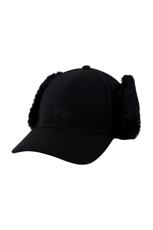 Hat - Y-3 - Black - Synthetic