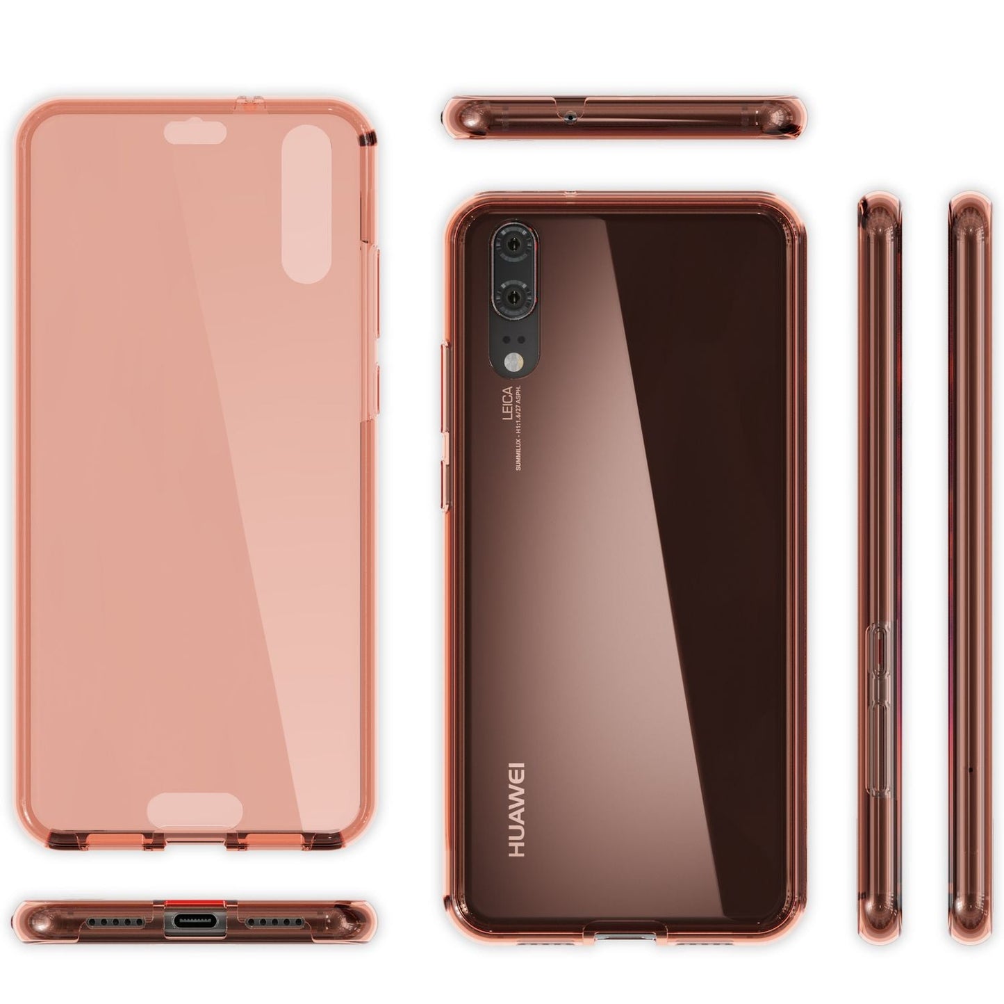 Husă Huawei P20 NALIA 360 de grade, husă de protecție premium cu protecție integrală - protecție completă din silicon subțire