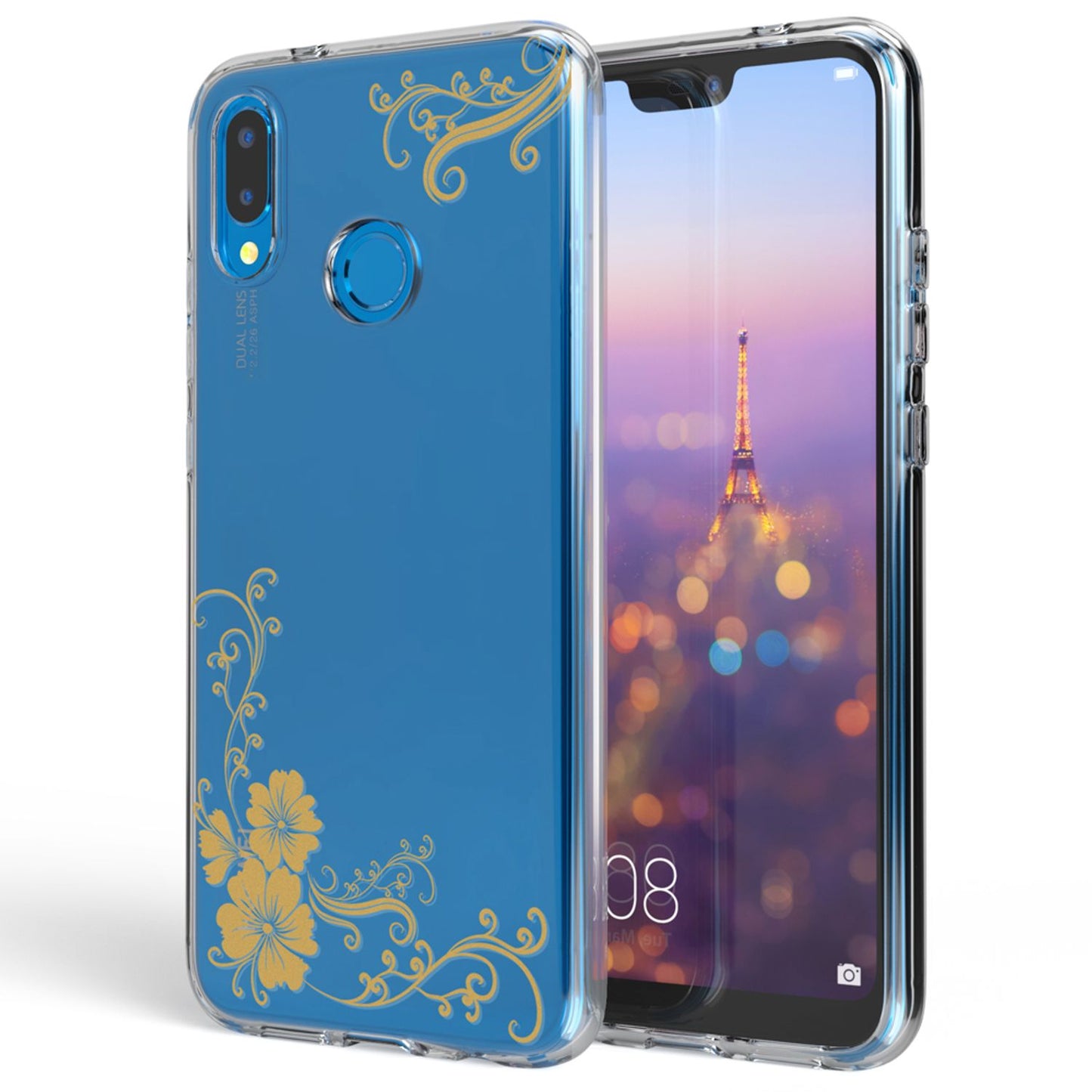 NALIA Huawei P20 Lite Hülle - Dünn Silikon Transparent
