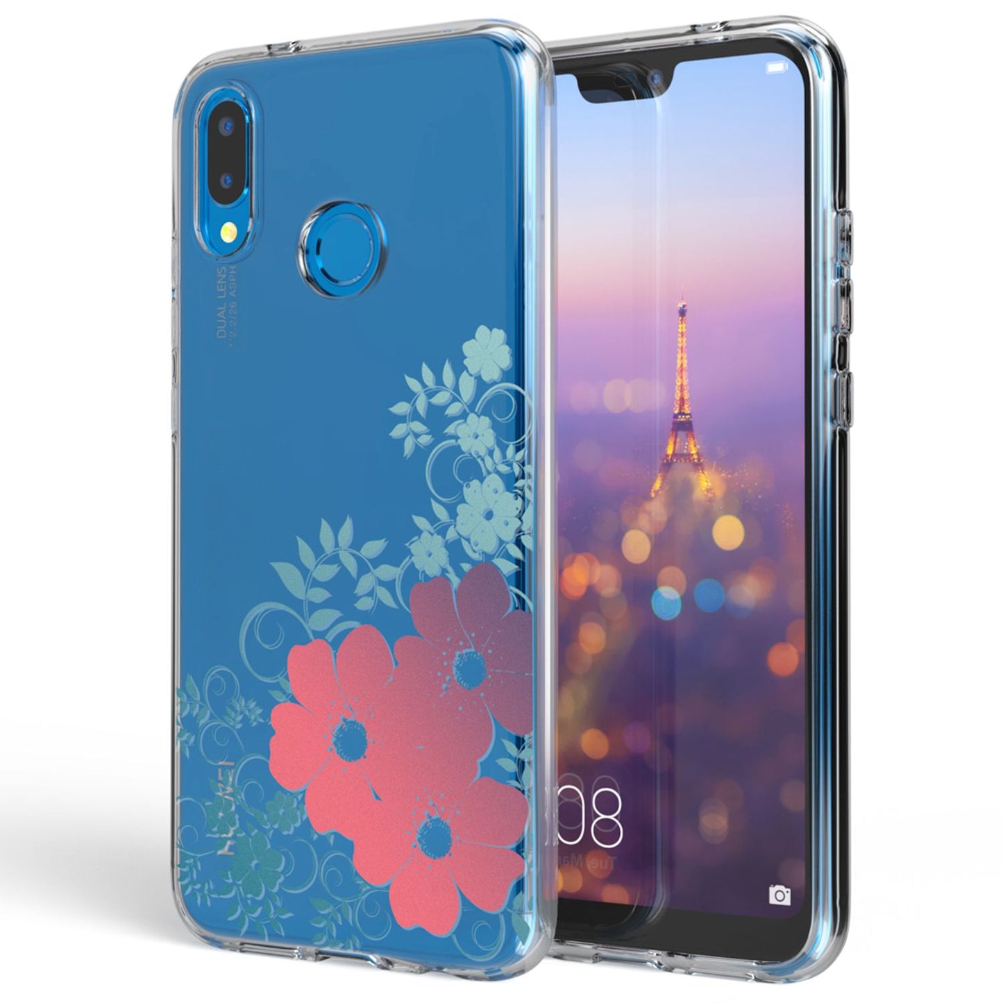 NALIA Huawei P20 Lite Hülle - Dünn Silikon Transparent