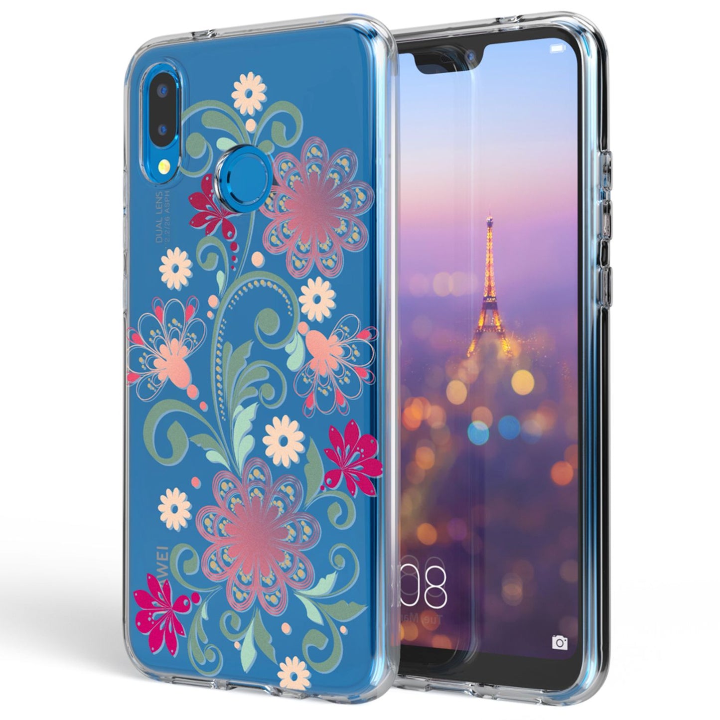 NALIA Huawei P20 Lite Hülle - Dünn Silikon Transparent