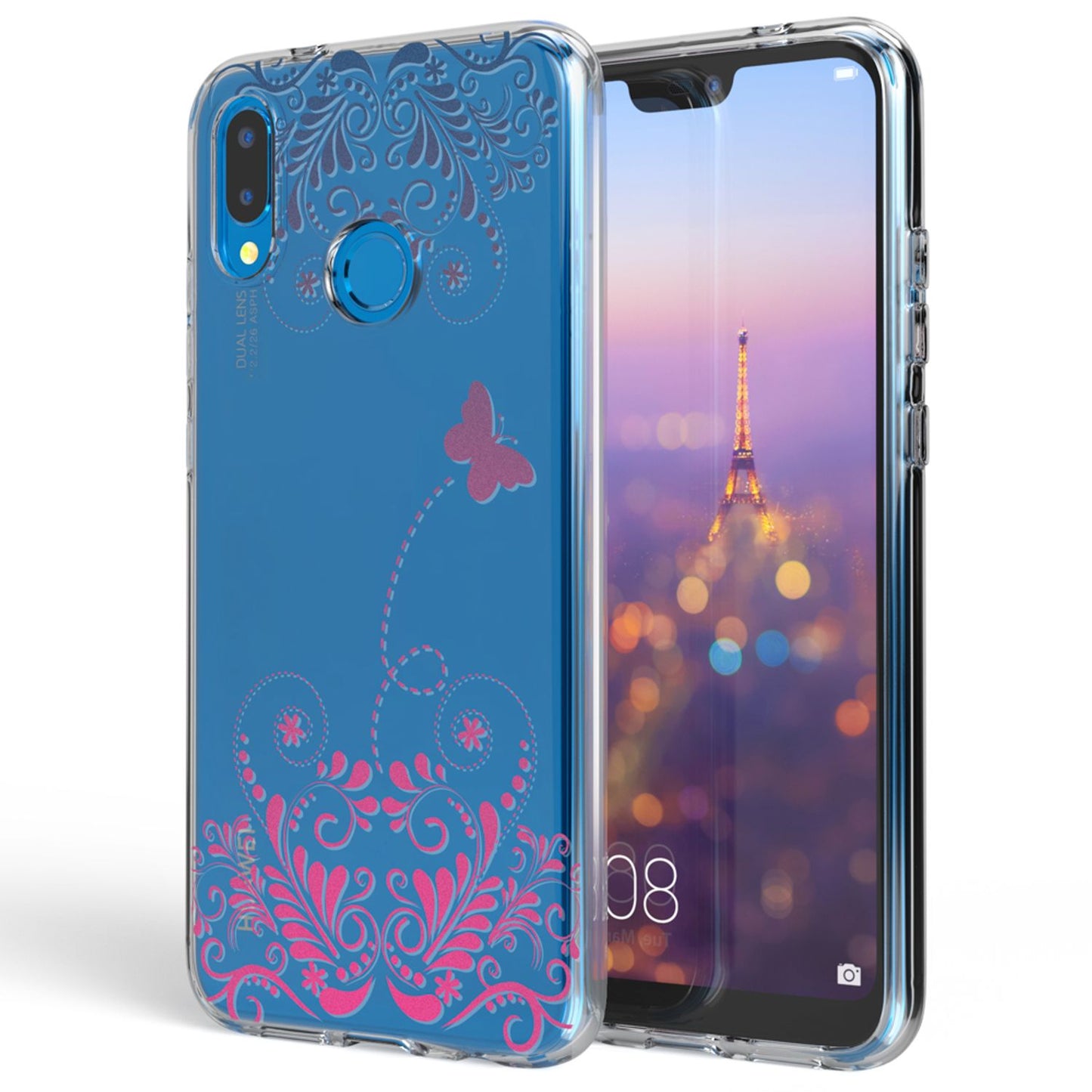 NALIA Huawei P20 Lite Hülle - Dünn Silikon Transparent