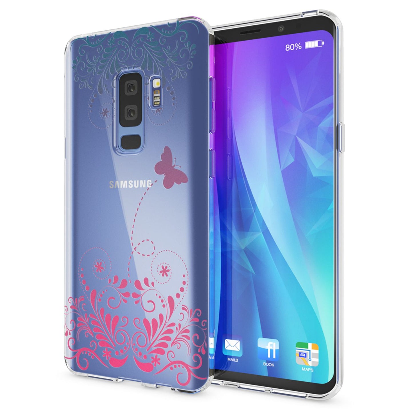 Samsung Galaxy S9 Plus Handy Hülle von NALIA, Slim Silikon Case Schutz Cover