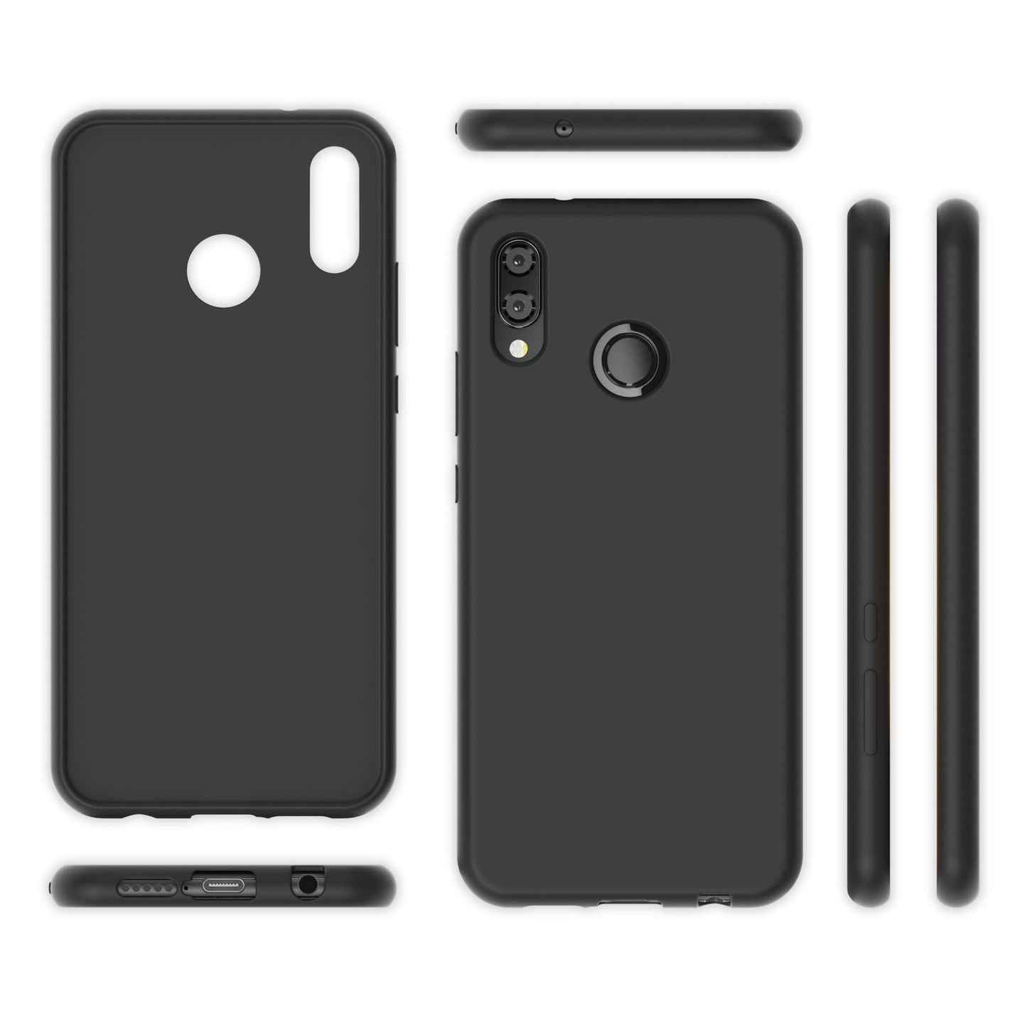 NALIA NeonShock Case - Ultra-Slim TPU Silikon, Kompatibel Huawei P20 Lite