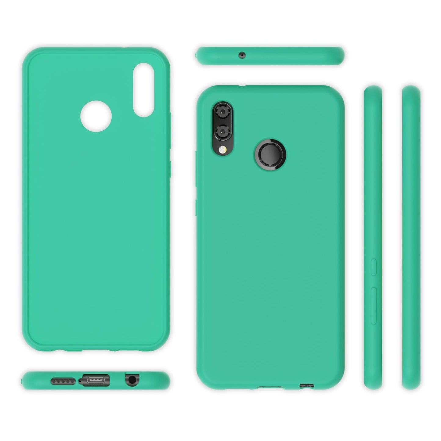 NALIA NeonShock Case - Ultra-Slim TPU Silikon, Kompatibel Huawei P20 Lite