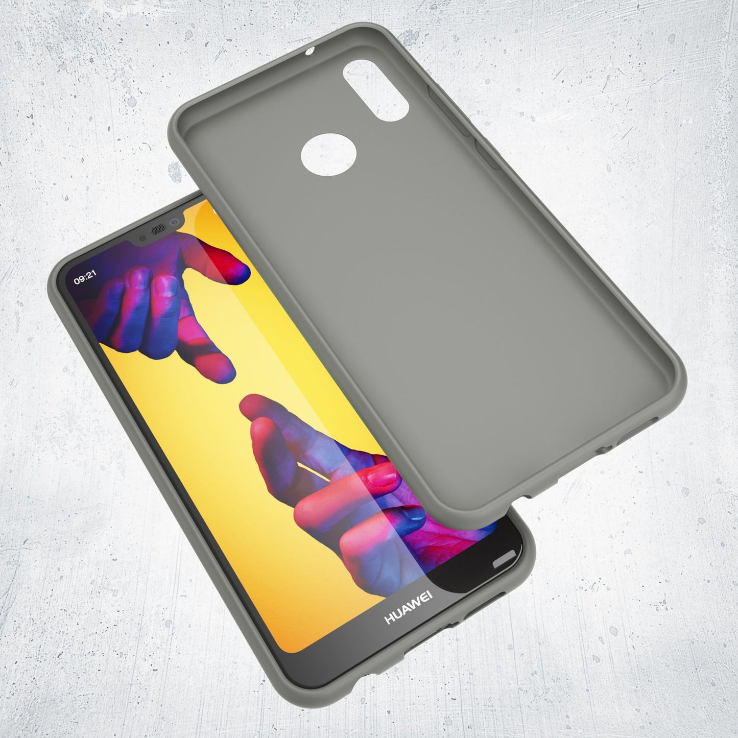 NALIA NeonShock Case - Ultra-Slim TPU Silikon, Kompatibel Huawei P20 Lite