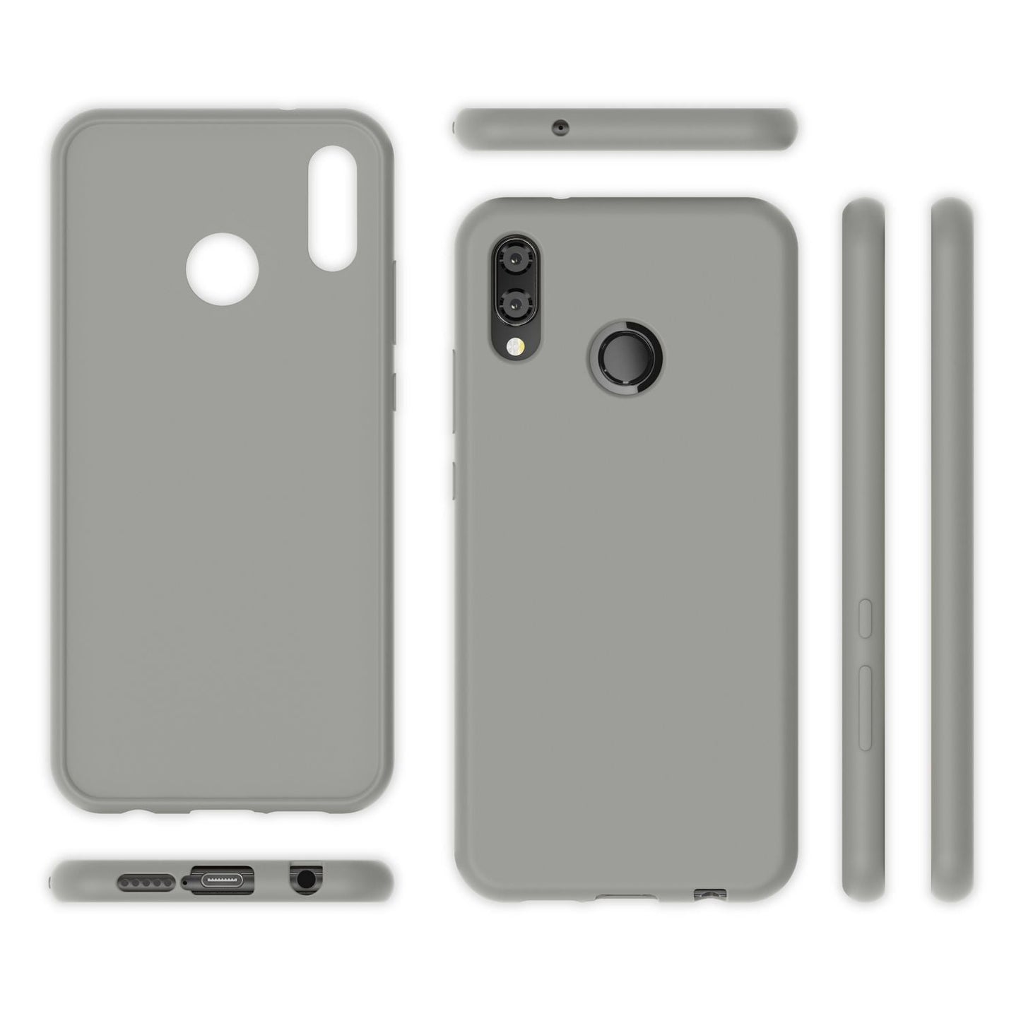 NALIA NeonShock Case - Ultra-Slim TPU Silikon, Kompatibel Huawei P20 Lite