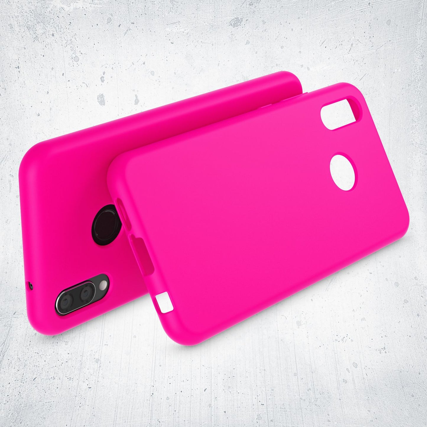 NALIA NeonShock Case - Ultra-Slim TPU Silikon, Kompatibel Huawei P20 Lite