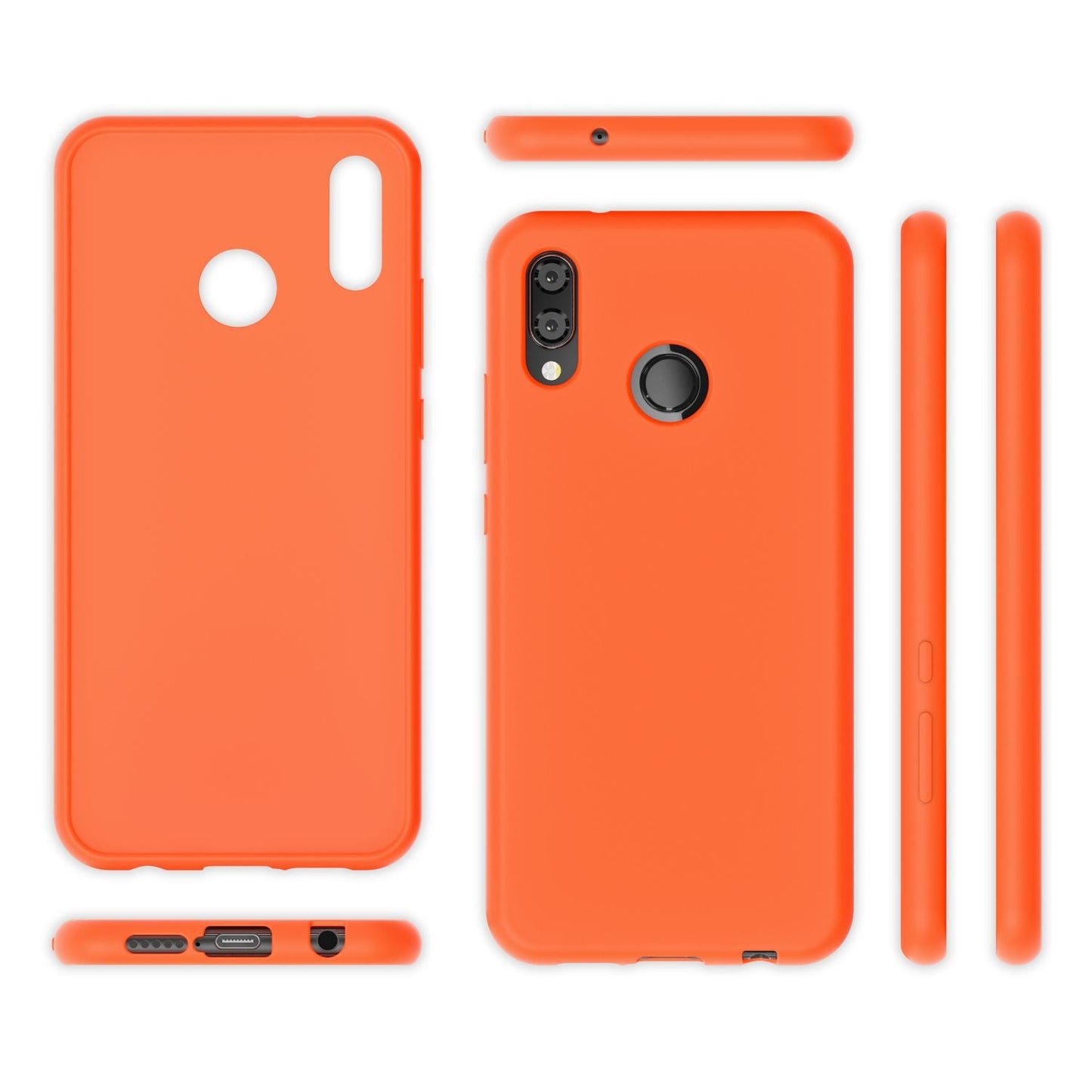 NALIA NeonShock Case - Ultra-Slim TPU Silikon, Kompatibel Huawei P20 Lite