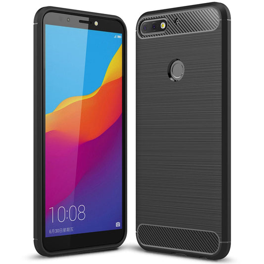 NALIA Hülle Handyhülle für Huawei Y7 (2018), Slim Silikon Case Schutz Cover Etui