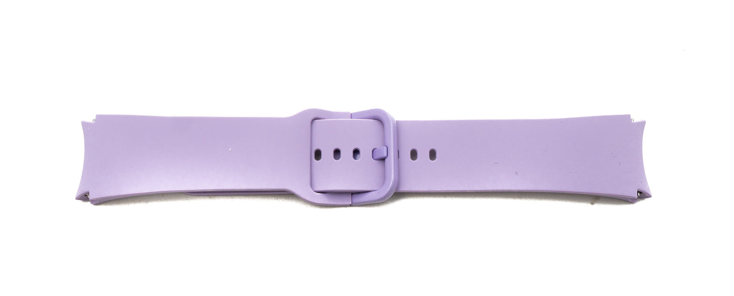 Armband 22 mm aus Silikon für Samsung Galaxy Watch 6 Smartwatch in Lila