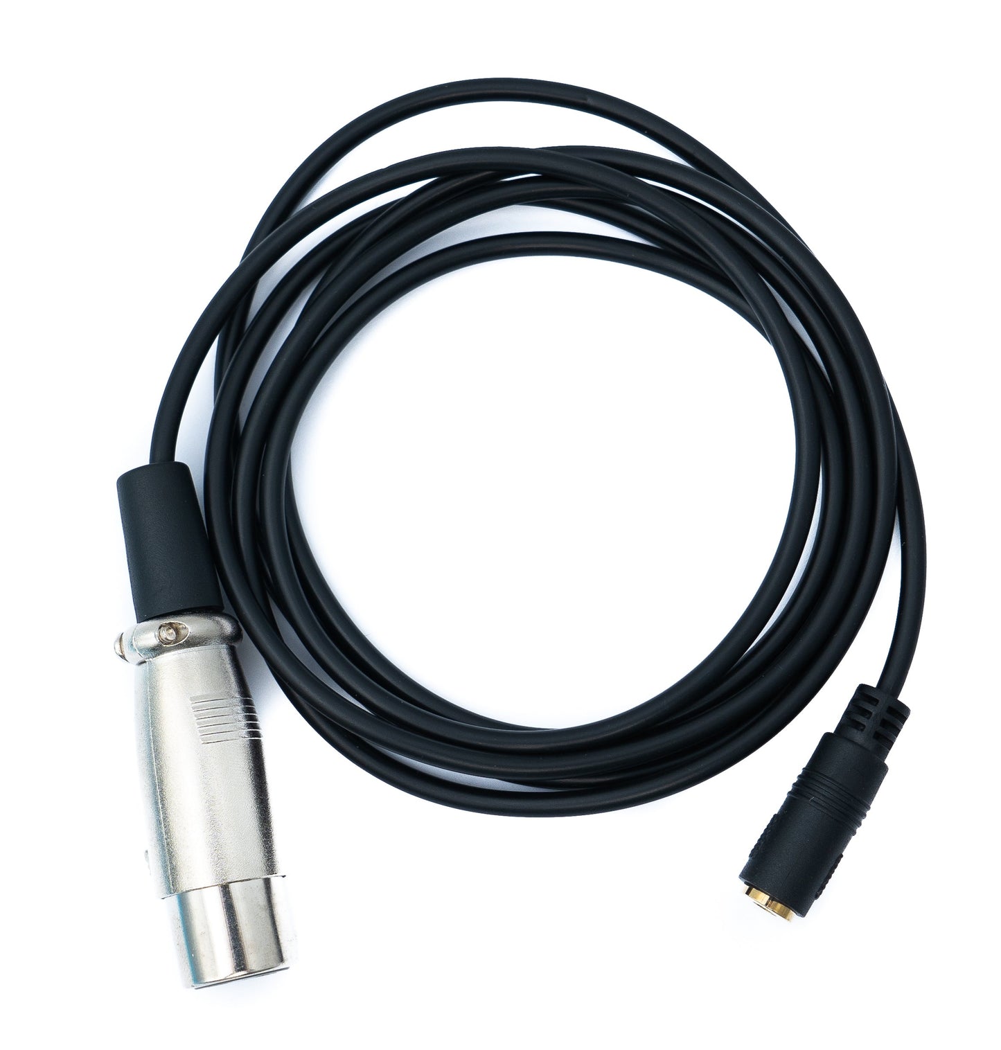 SYSTEM-S Audio Kabel 1,5 m 3.5 mm Klinke Buchse zu XLR 3 polig Buchse AUX Schwarz