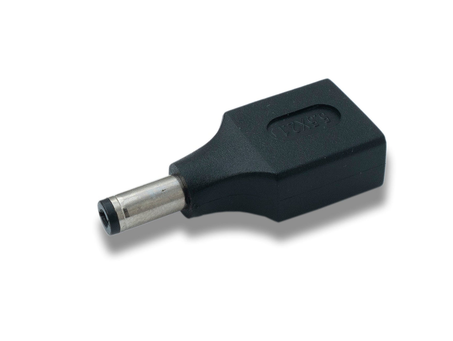 SYSTEM-S DC Adapter 20V 5,5 x 2,1 Stecker zu USB 2.0 Buchse Kabel in Schwarz