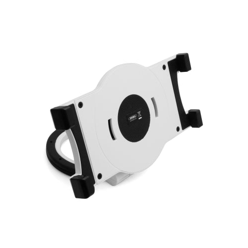 Aidata 360° Desktop Ständer für Tablet  von 17 cm - 19,5 cm Rotation Schreibtisch Halterung Fuß Neigungsverstellbar  Weiß