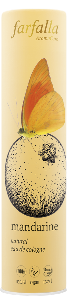 Mandarină, apă de colonie naturală, farfalla