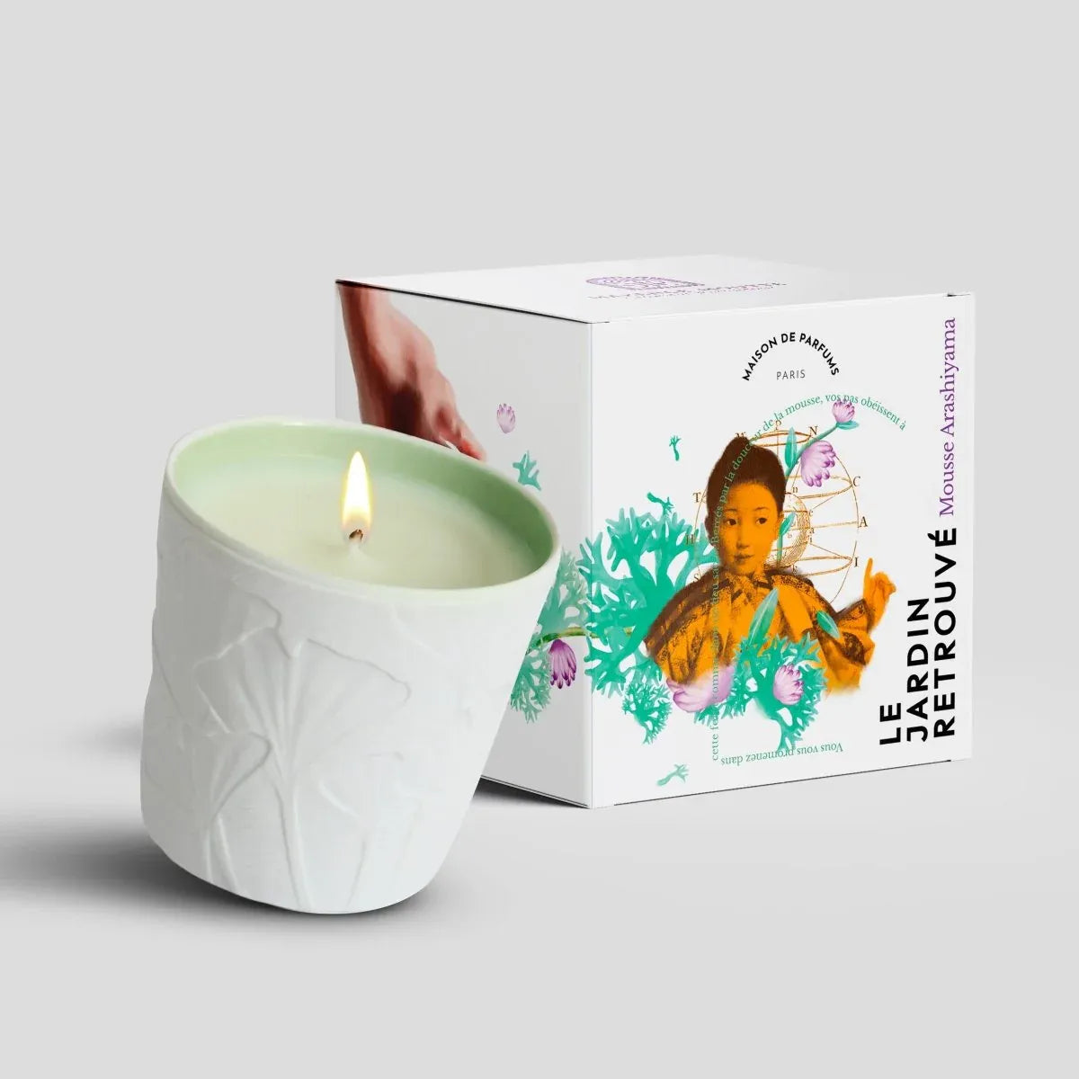 Mousse Arashiyama, Duftkerze, Le Jardin Retrouvé