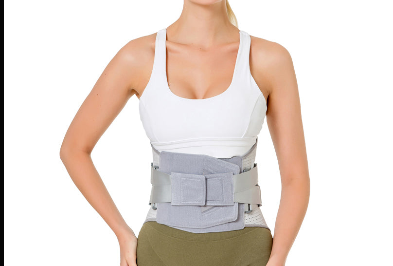 Orteză stabilizatoare cu pernă și elemente de tracțiune