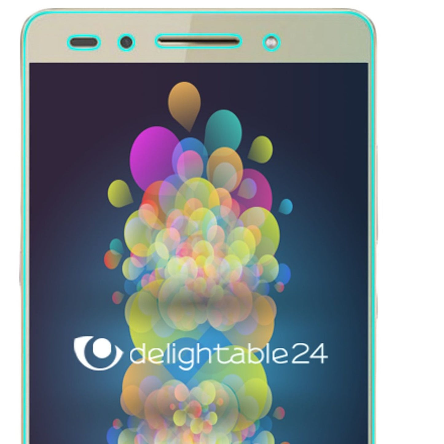 NALIA Schutzglas für Huawei Honor 7, 9H Full Cover Displayschutz Tempered Glass