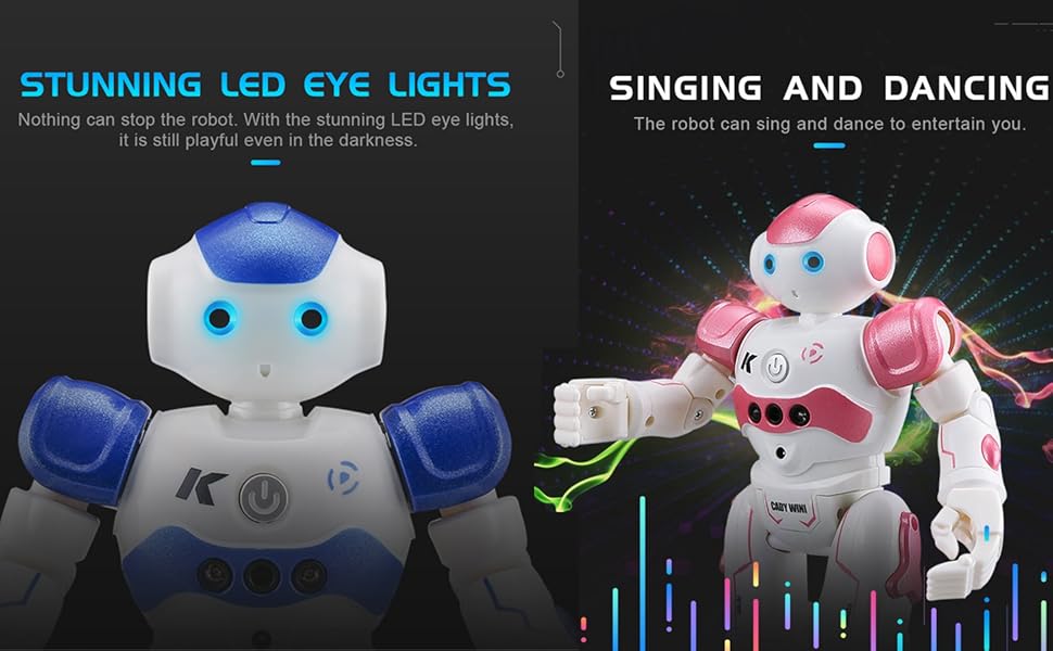 RC Robot Toy Kids Intelligence Gesture Sensing Remote Control Robots Program for Kids Aged 3 4 5 6 7 Boys Girls Birthday Gift