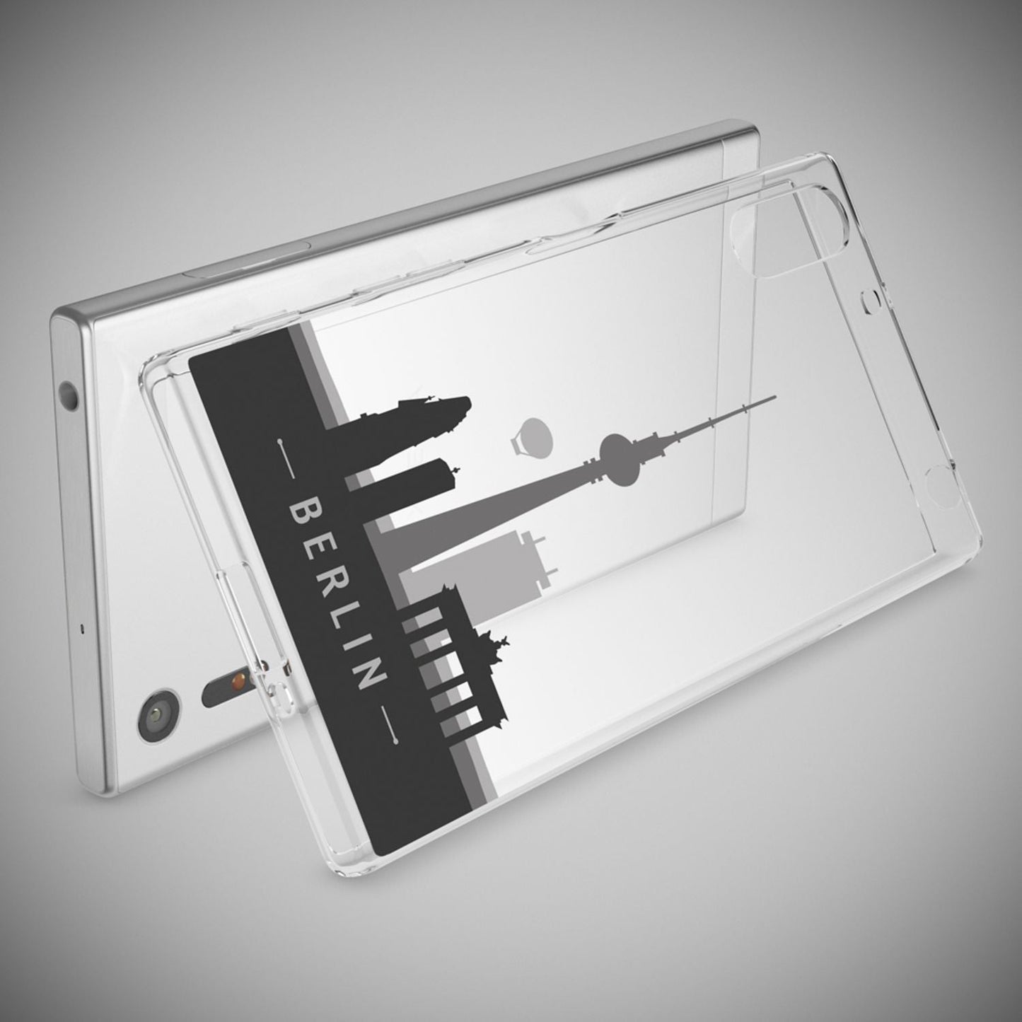 NALIA Sony Xperia XZ Hülle Motiv Case Transparent Muster - Silikon TPU Dünn Passgenau