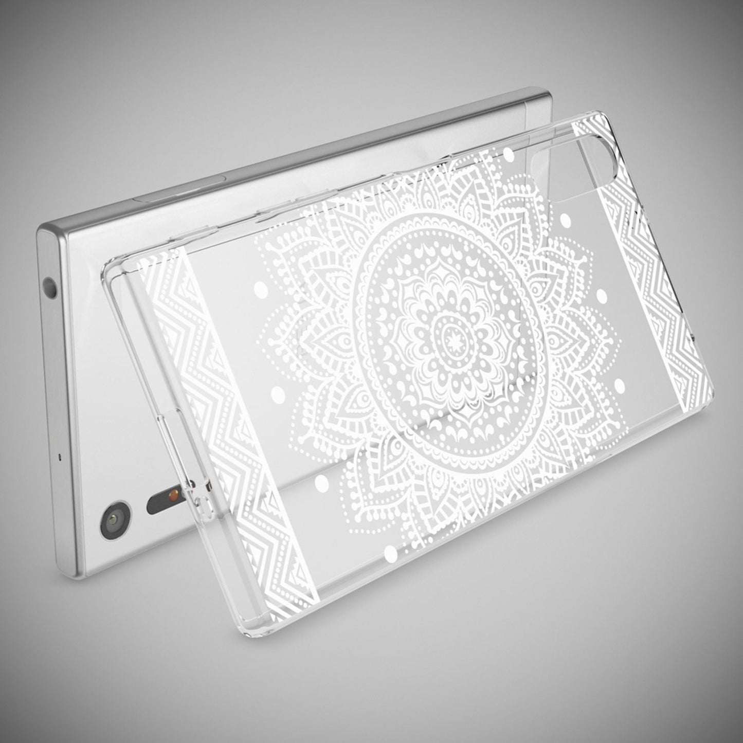 NALIA Sony Xperia XZ Hülle Motiv Case Transparent Muster - Silikon TPU Dünn Passgenau
