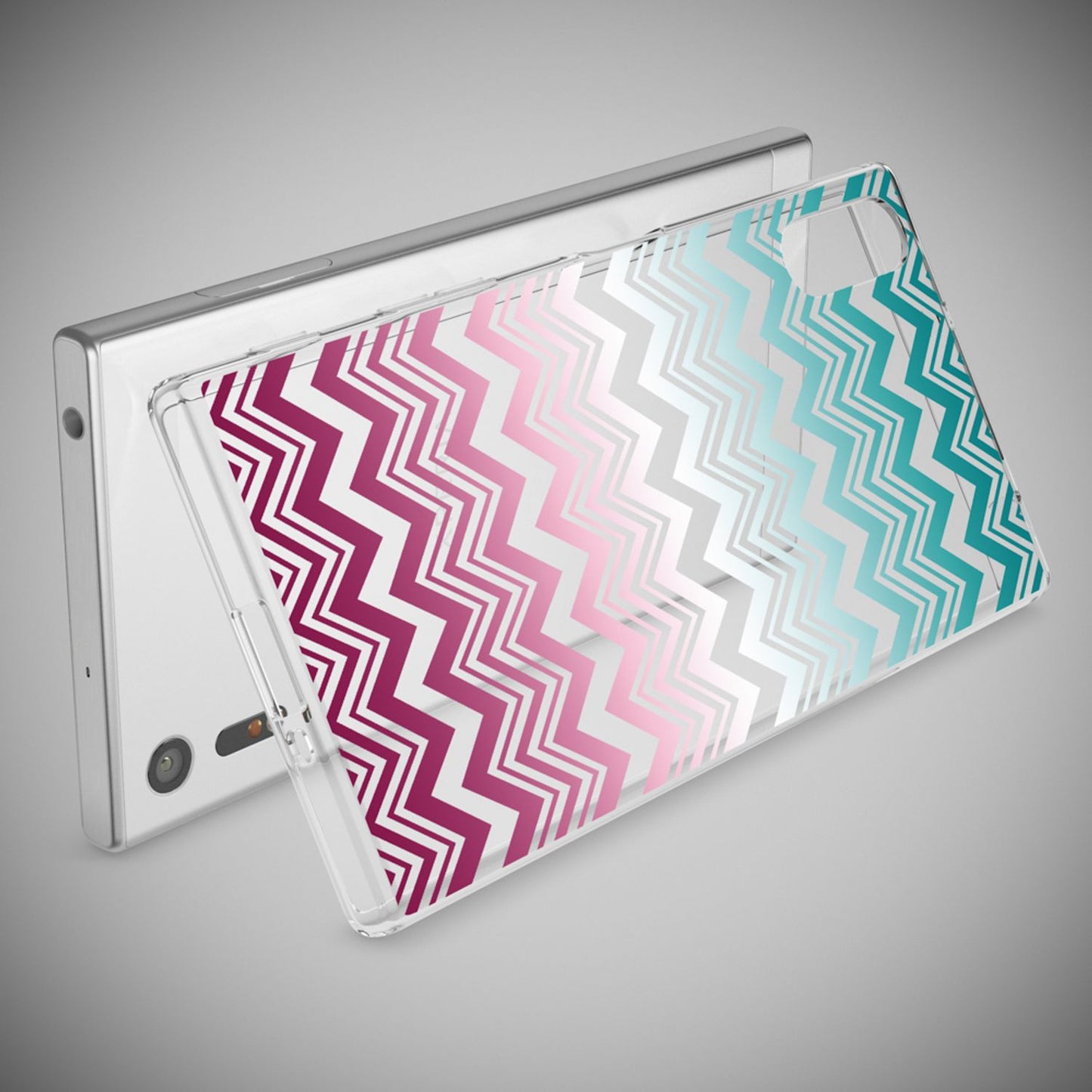 NALIA Sony Xperia XZ Hülle Motiv Case Transparent Muster - Silikon TPU Dünn Passgenau