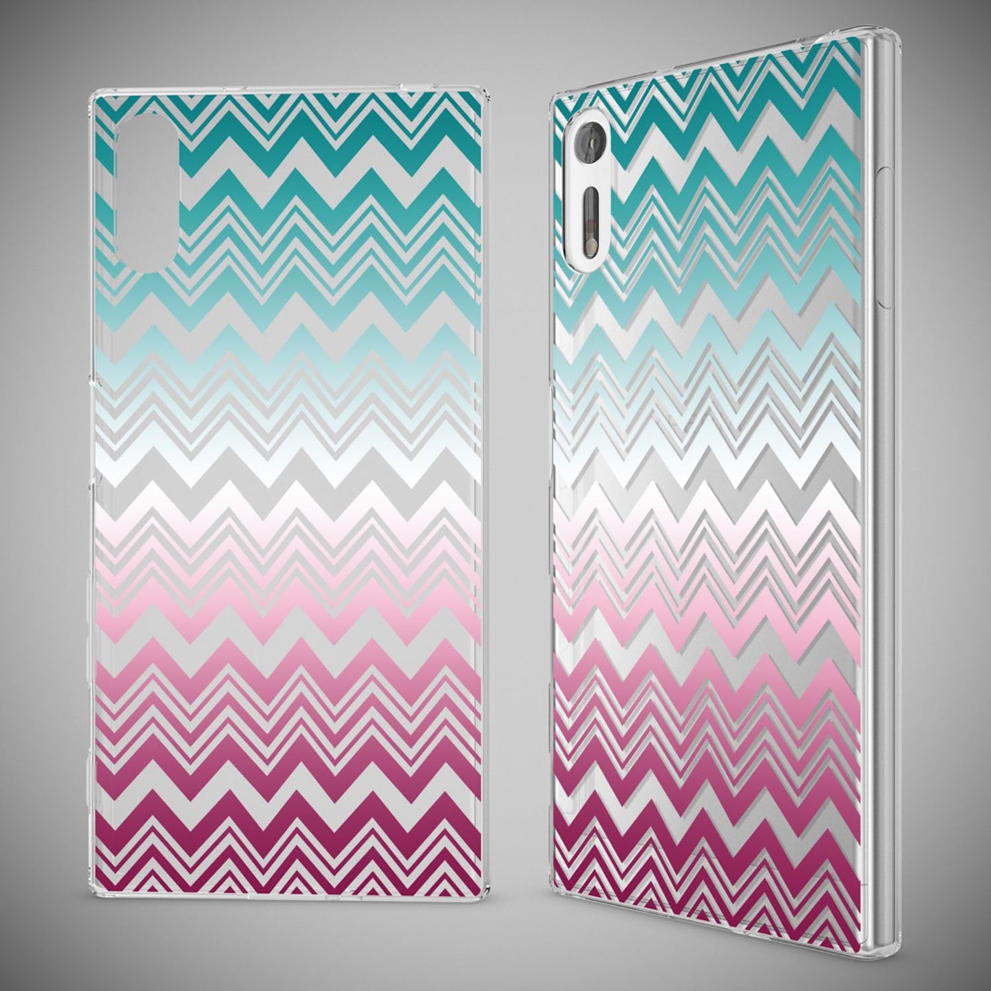 NALIA Sony Xperia XZ Hülle Motiv Case Transparent Muster - Silikon TPU Dünn Passgenau