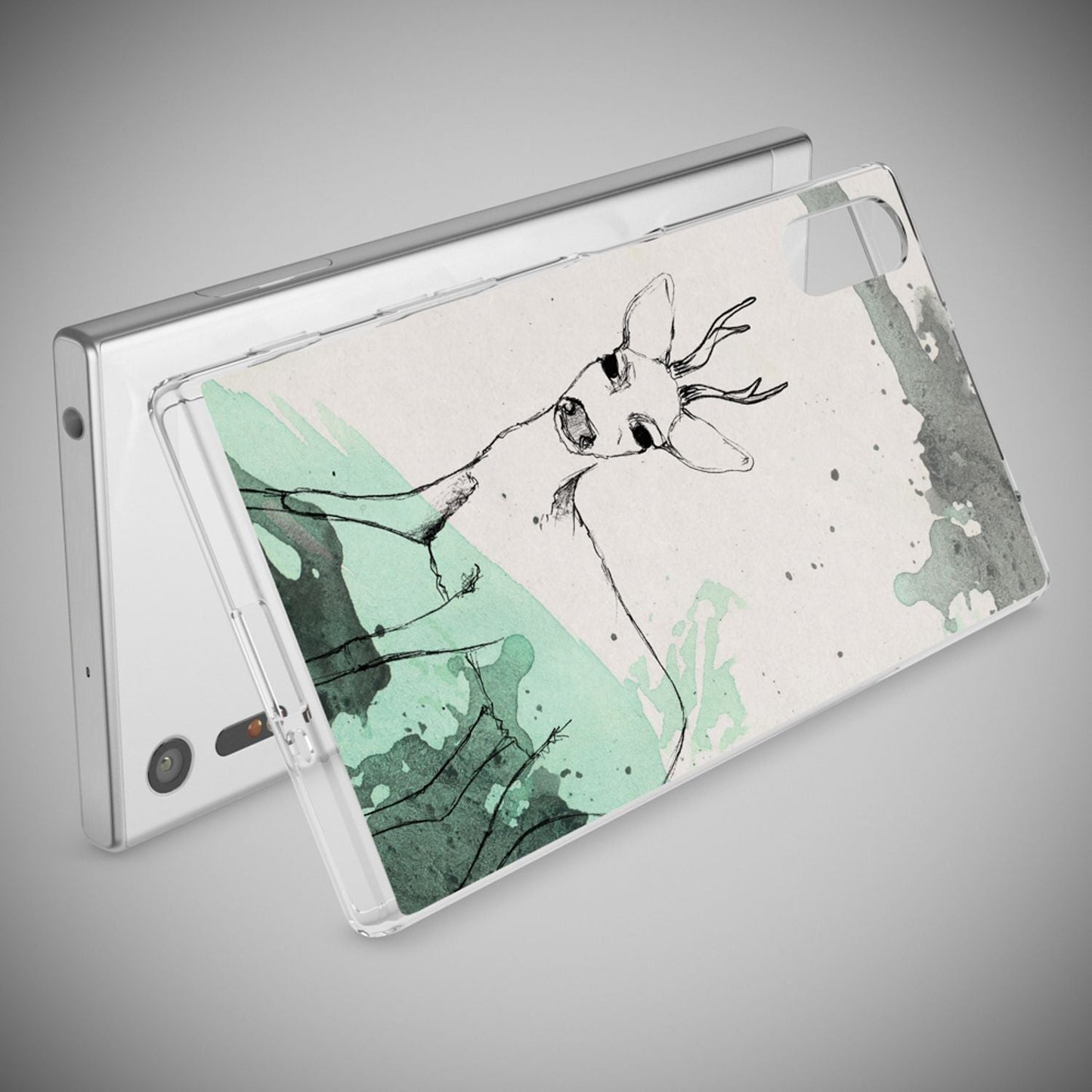 NALIA Sony Xperia XZ Hülle Motiv Case Transparent Muster - Silikon TPU Dünn Passgenau